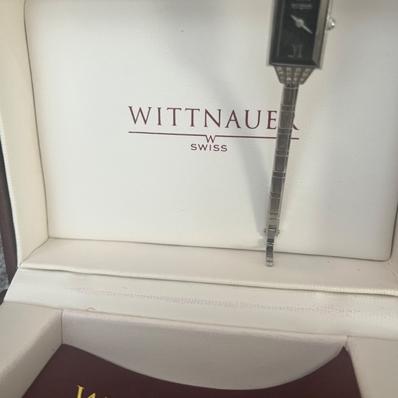 Ladies Wittnauer winter garden diamond accent bangle - Picture 3 of 4